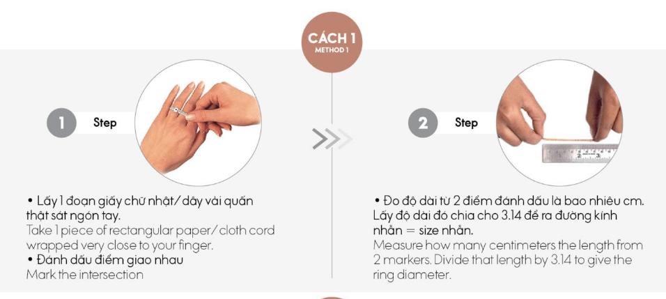 cách đo size nhẫn