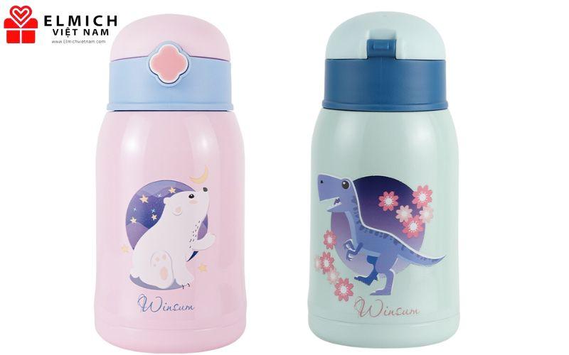 Bình Elmich EL-8288P-OL được thiết kế hiện đại với 2 tone màu hồng baby và xanh mint
