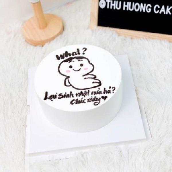Bánh sinh nhật hài hước cho bạn bè