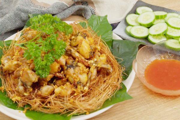Ếch chiên bơ tỏi