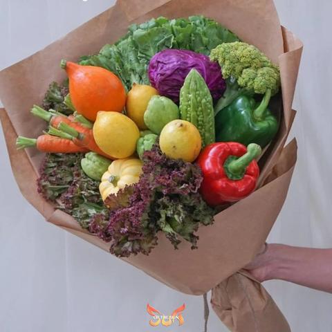 Hoa bằng rau củ
