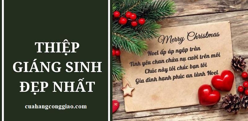 thiệp giáng sinh công giáo