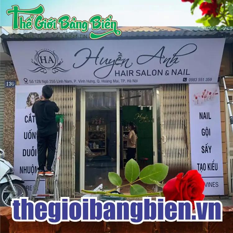 mẫu biển bạt salon tóc đẹp