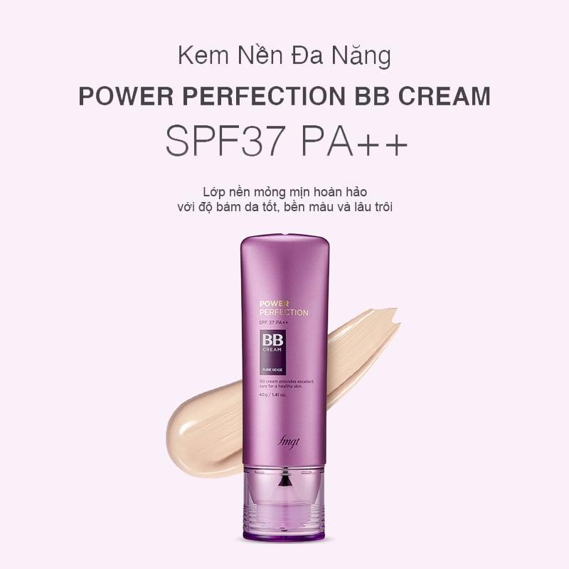 Kem Nền THE FACE SHOP Che Phủ Khuyết Điểm Power Perfection Bb Cream Spf37 Pa++ 40g