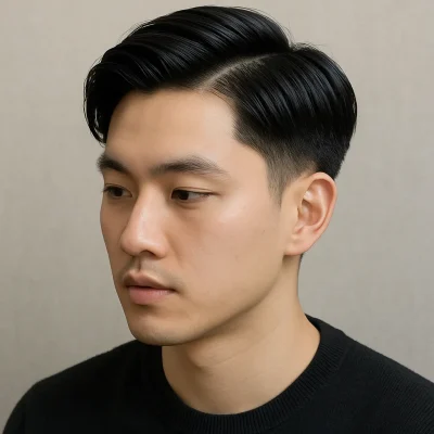 kiểu tóc side part 73