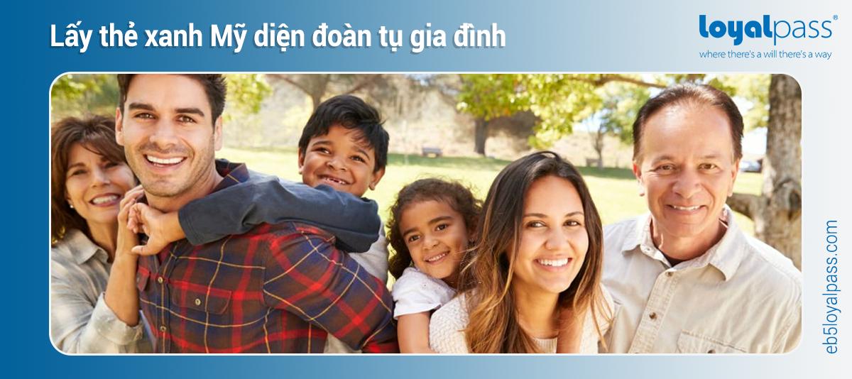 Thẻ xanh diện đoàn tụ gia đình