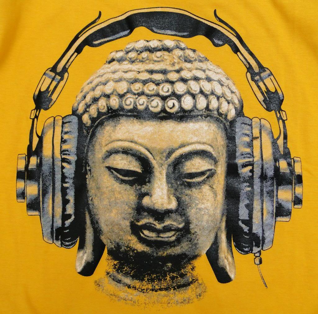 Buddha with Headphone
