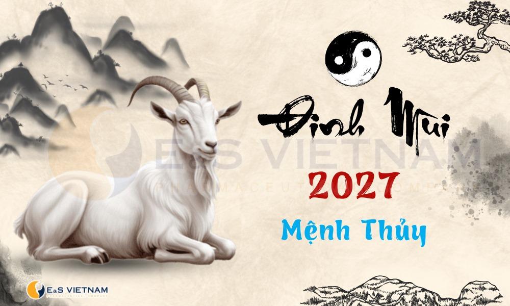 Năm 2027 là năm Đinh Mùi, mệnh Thiên Hà Thủy