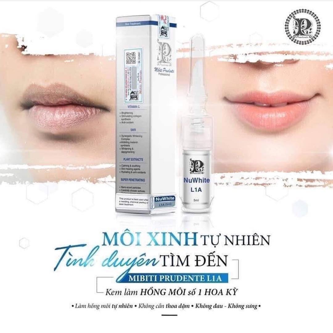 Kem trị thâm môi Nuwhite L1A