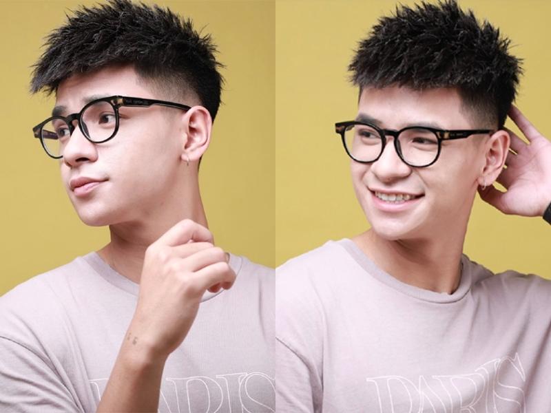Tóc con sâu cho chàng năng động và cá tính. (Nguồn: Xaydungso.vn)