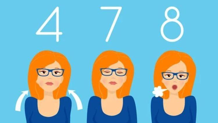 Cách ngủ nhanh nhất có thể với phương pháp thở 4-7-8.