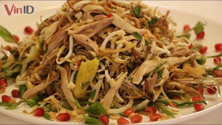 Món gỏi gà bắp chuối