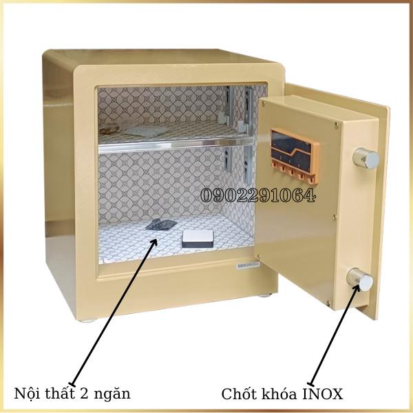Két sắt mini cỡ nhỏ vân tay AifeiBao 45BL để được A4