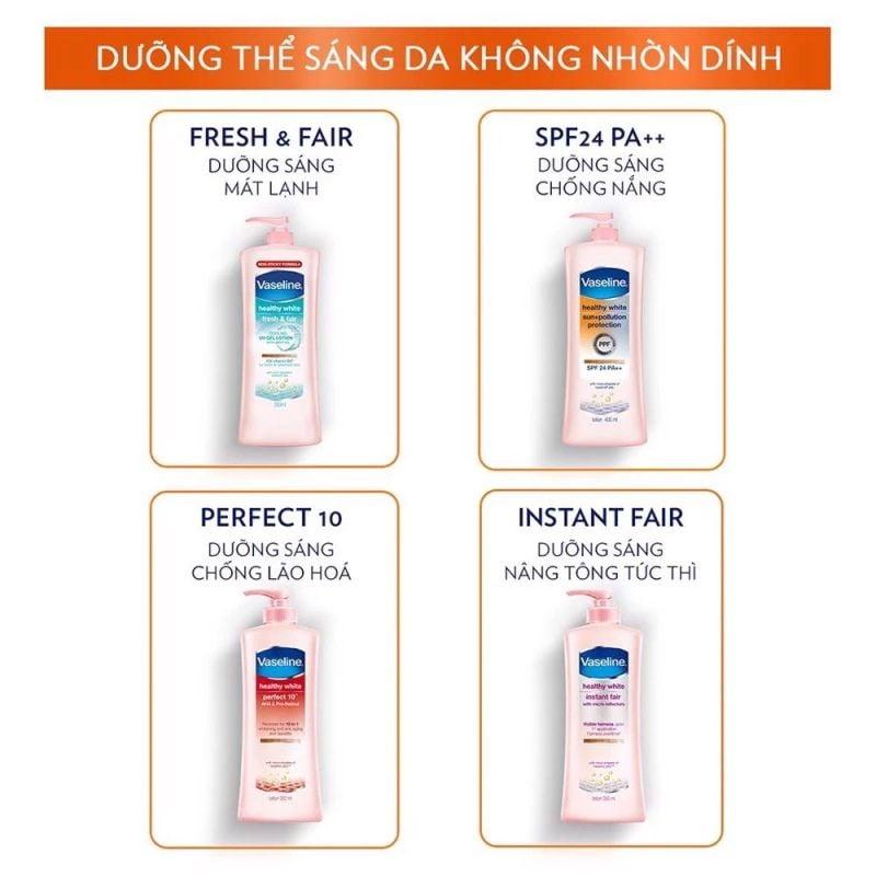 thegioiskinfood.com - Dưỡng trắng, ngăn ngừa lão hóa Vaseline Healthy Bright Perfect Youth Pro-Age Repair Lotion
