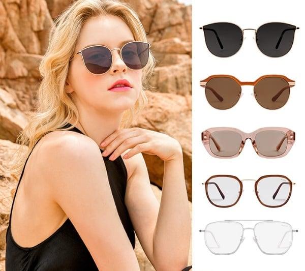Kính mát MUJOSH unisex gọng vuông hiện đại Style Code: MJ102SF556