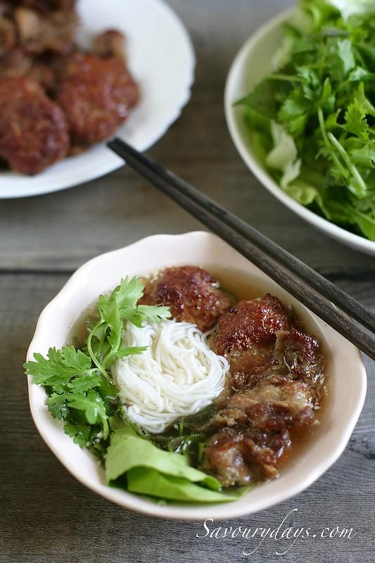 cách làm bún chả