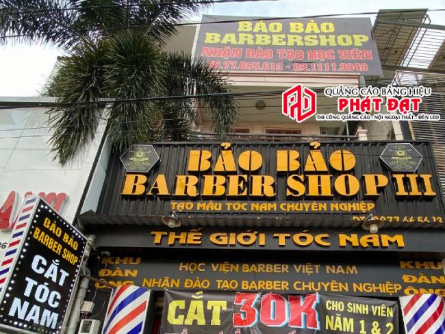 Làm bảng hiệu salon tóc giá rẻ, trọn gói tại TPHCM