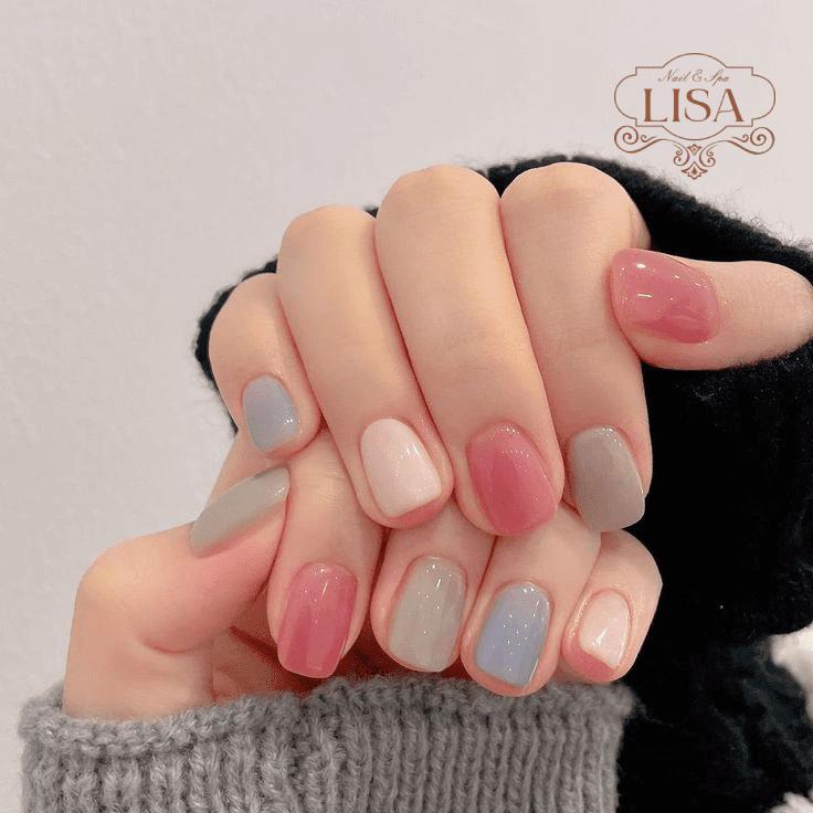 Mẫu nail đơn giản