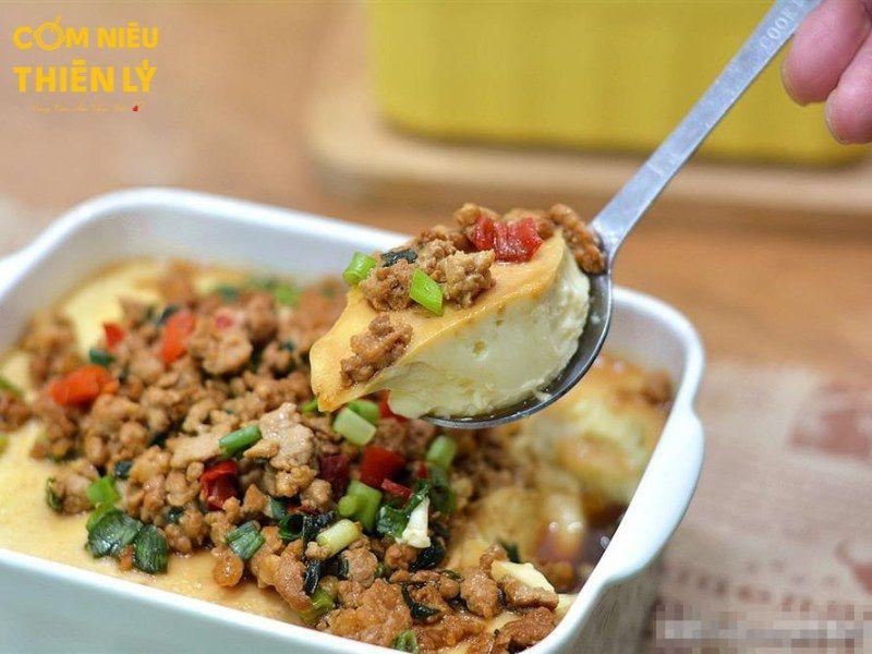 Đậu hũ non sốt thịt băm đậm đà hương vị