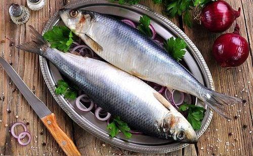 Mỗi miếng cá trích phi lê chứa 3181 mg Omega 3 hoặc 100g cá trích chứa 1729 mg Omega 3