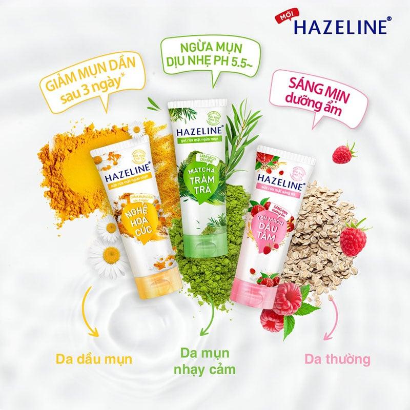 Sữa Rửa Mặt Hazeline Chiết Xuất Thiên Nhiên 100g