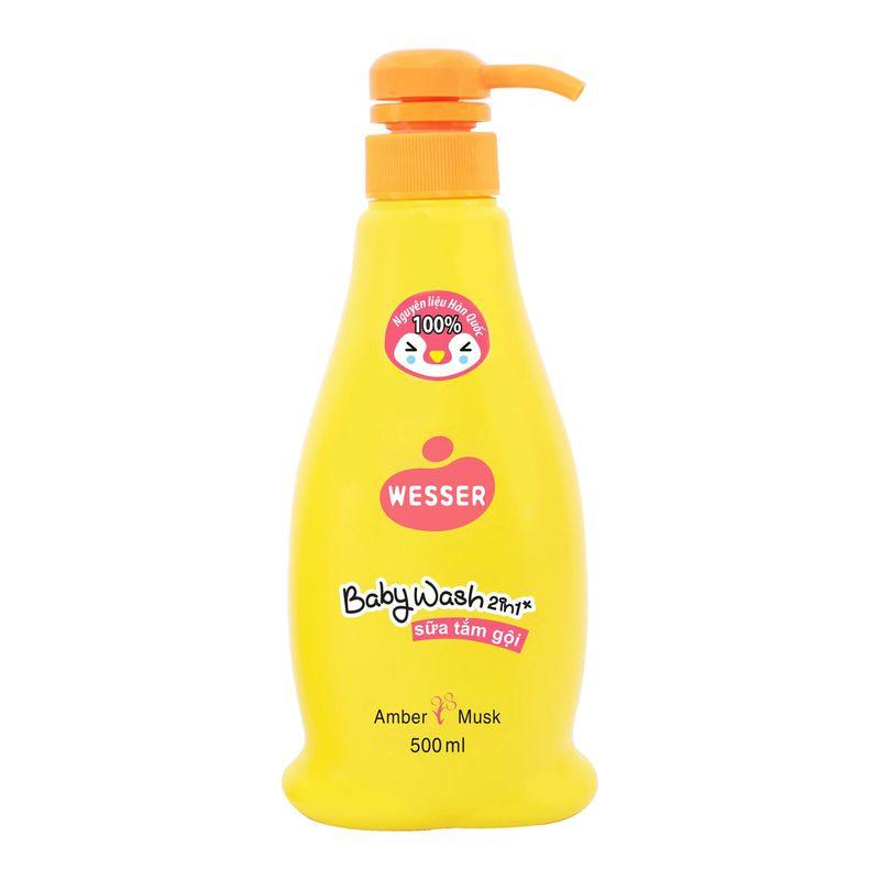 sua-tam-goi-wesser-2-in-1-500ml-hong-ho-phach