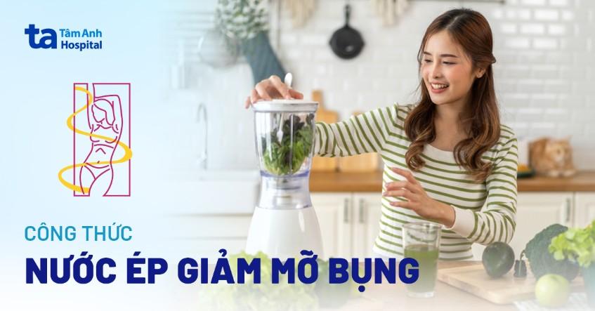 nước ép giảm mỡ bụng