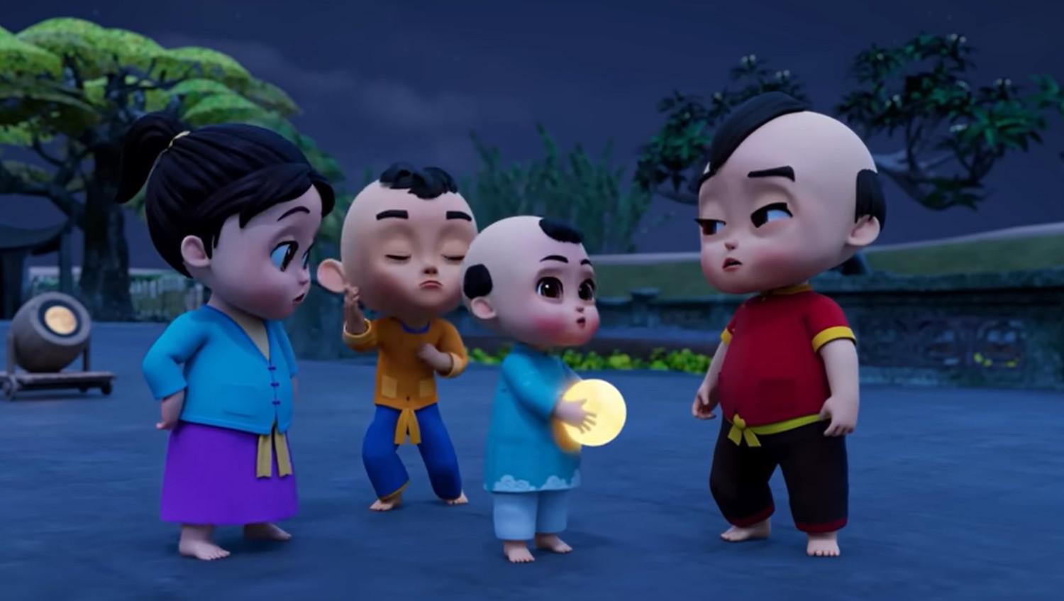 Bộ phim gây ấn tượng qua những nét vẽ 3D sống động.