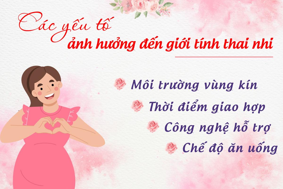 Các yếu tố ảnh hưởng đến giới tính thai nhi