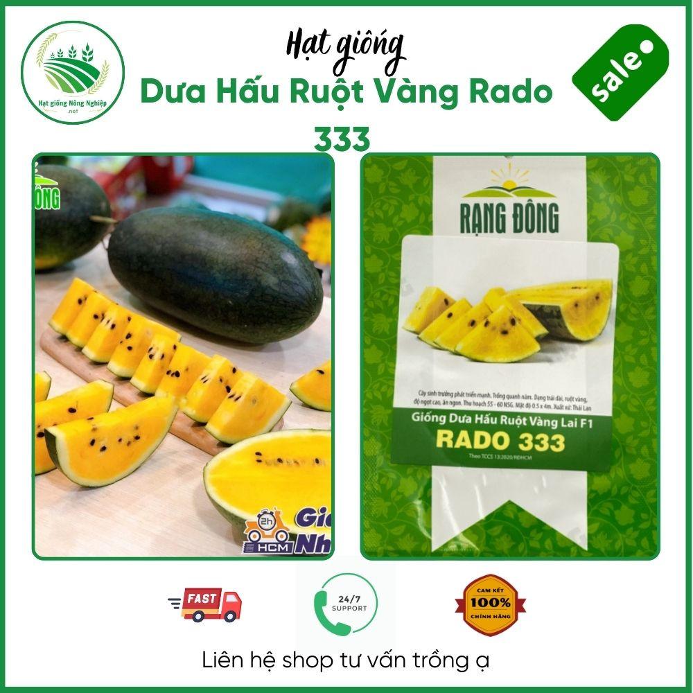 Hạt giống Dưa Hấu Ruột Vàng Rado 333