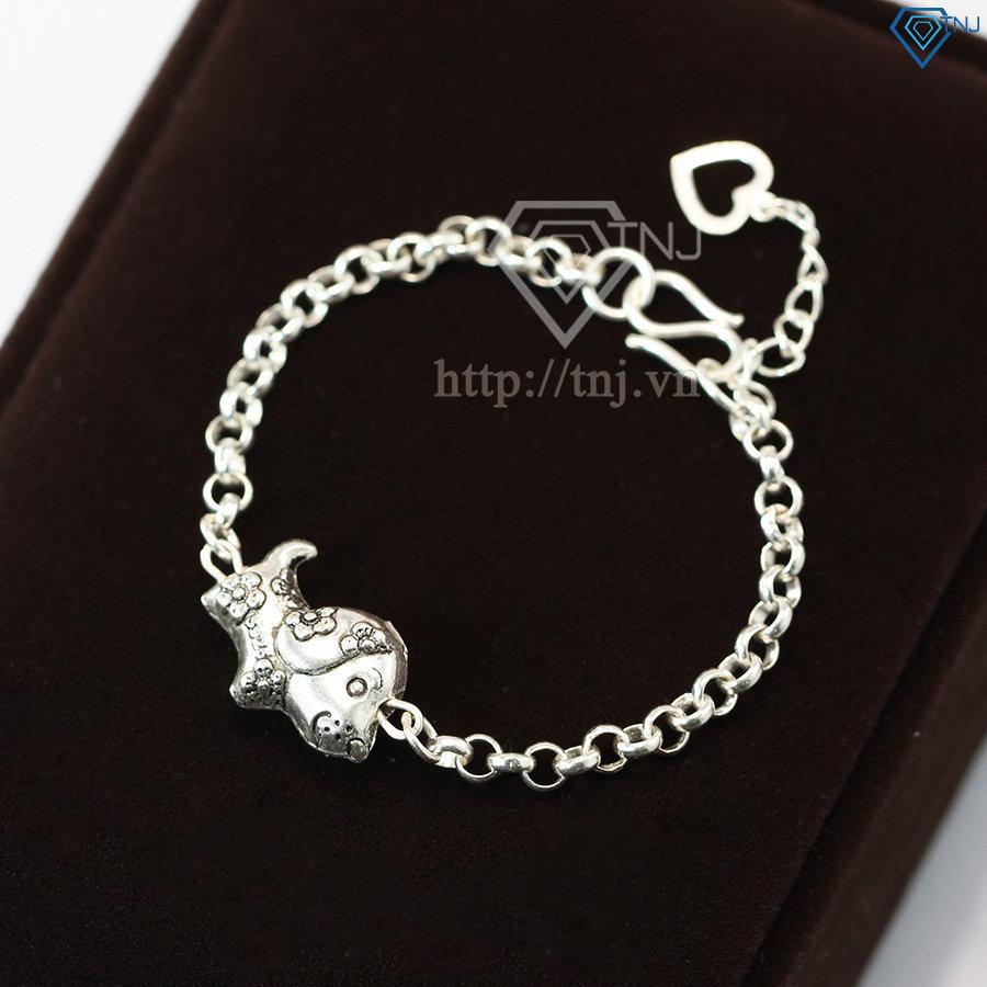Lắc bạc cho bé hình con chó dễ thương LTT0019
