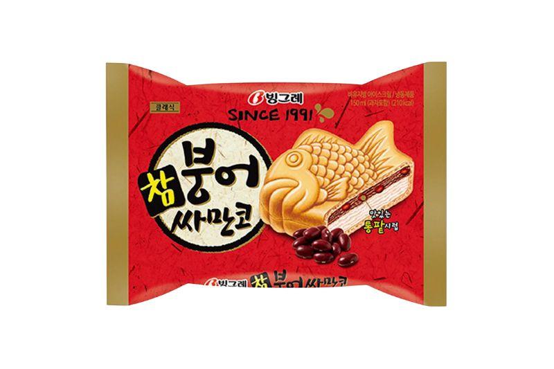 Kem cá Hàn Quốc vị đậu đỏ hiệu Binggrae 150ml