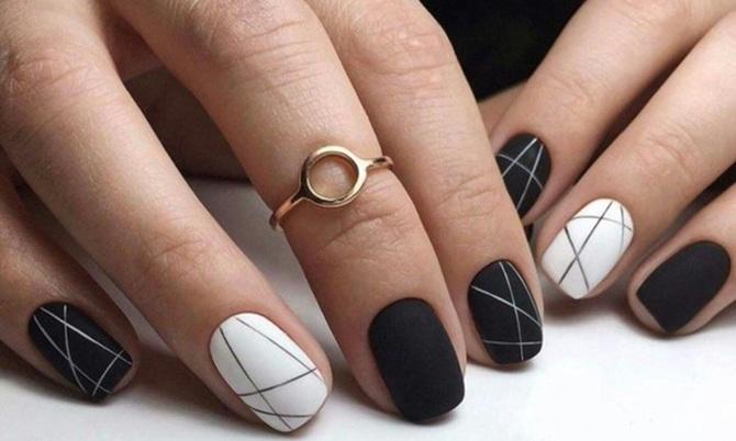 Năm 2021 đến rồi, mẫu nail màu đen ngỡ đơn giản cũng có trăm kiểu cho nàng thử quanh năm - 5