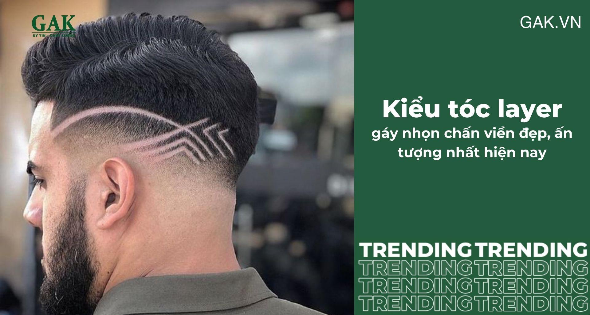 Kiểu tóc layer gáy nhọn chấn viền là gì?