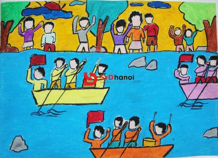 Ý tưởng vẽ tranh đề tài lễ hội