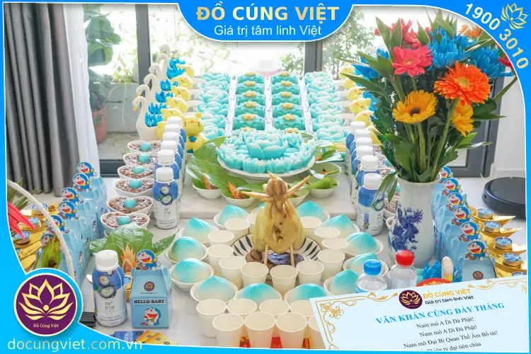 Văn khấn đầy tháng, bài cúng đầy tháng