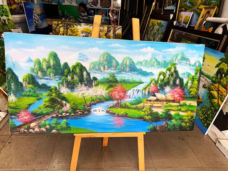 Tranh phong cảnh miền núi